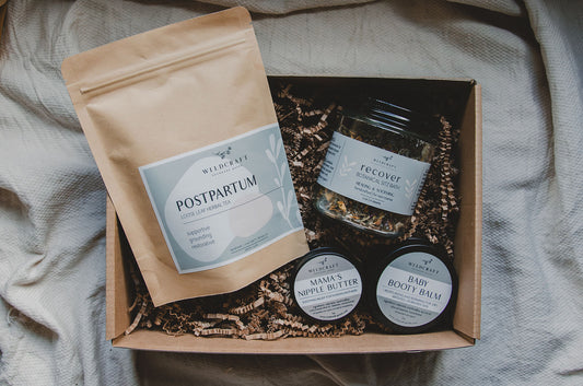A nurturing gift box for new or expecting moms