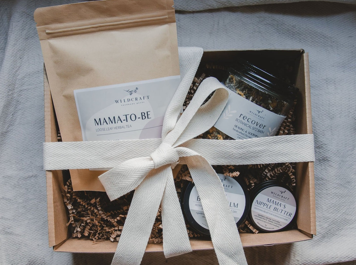 A nurturing gift box for new or expecting moms