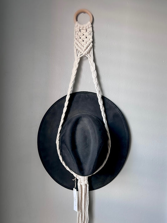 Braided Macrame Hat Hanger