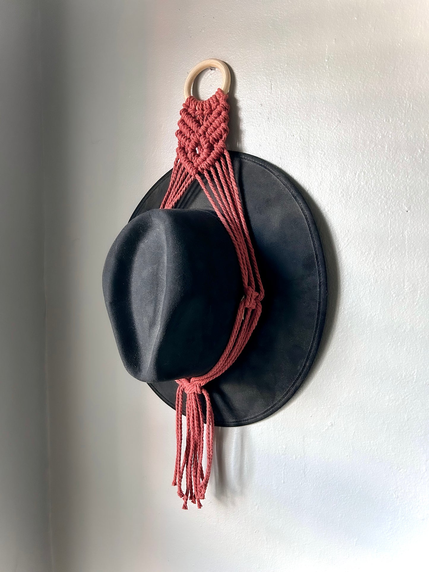 Colorful Macrame Hat Hanger